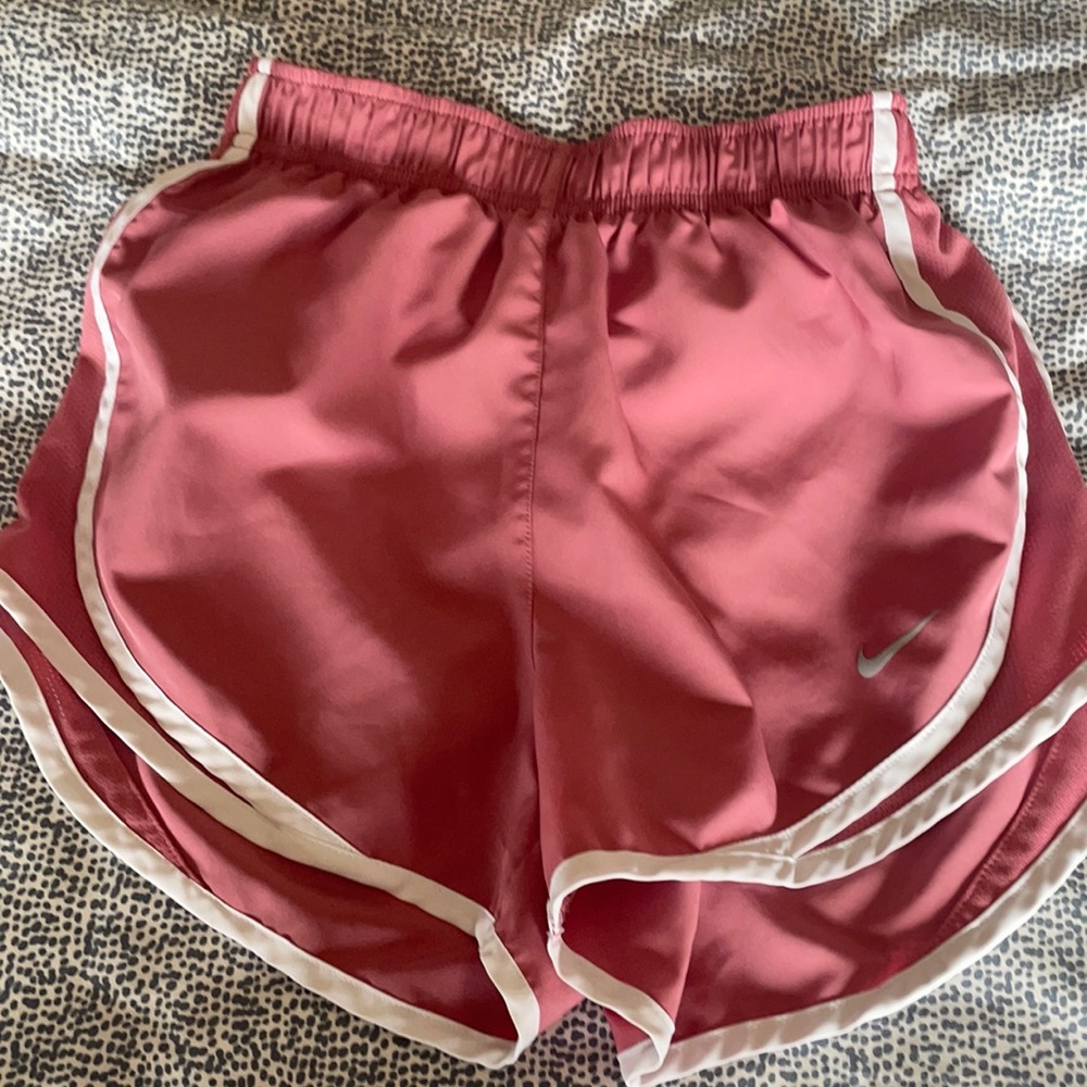 Pink nike shorts